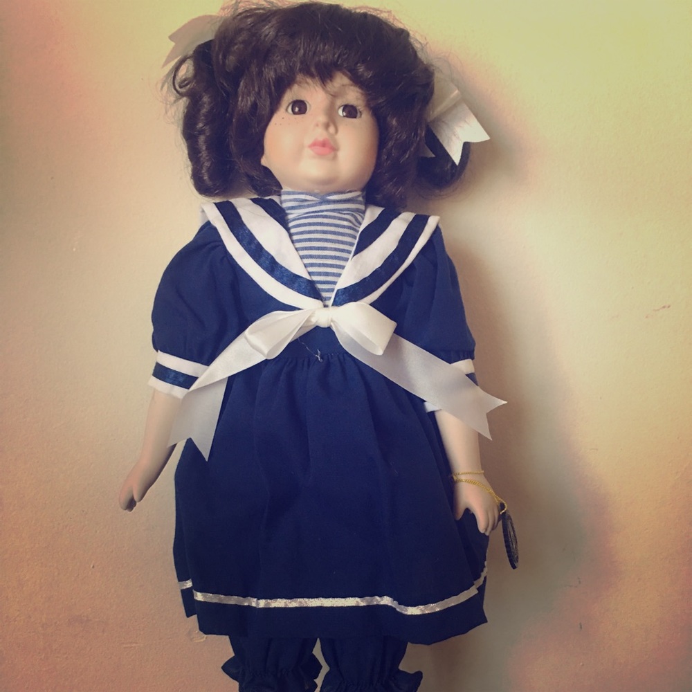 SOLD Brinn’s Vintage 1989/90 Porcelain Doll